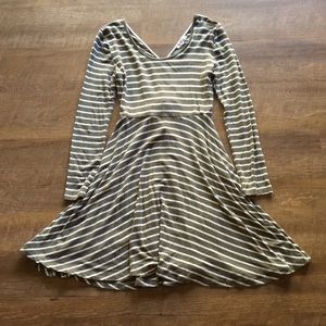 Long Sleeve Striped Dress